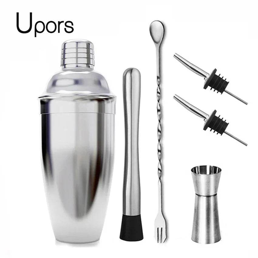 UPORS Stainless Steel Cocktail Shaker Mixer Wine Martini Boston Shaker For Bartender Drink Party Bar Tools 550ML/750ML - P12 Hub Europe