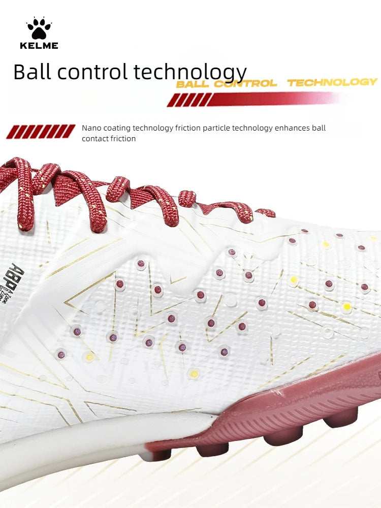 KELME Adult Football Shoes Futsal Football Boot Artificial Turf Professional Carbon Plate TF Match Trainin Soccer shoes