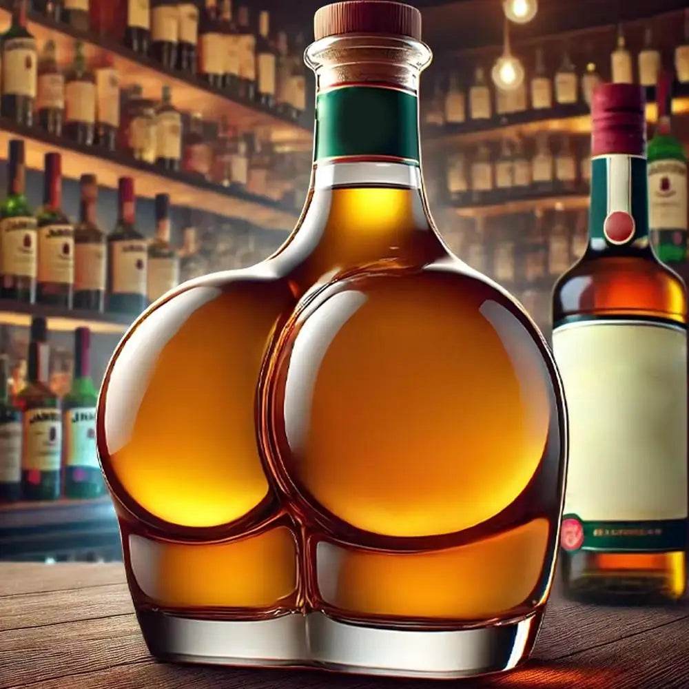 Creative Whiskey Bottle Decanter Realistic Novelty Glass Jug Liquor Bottle Whiskey Wine Brandy Scotchs Bourbon Vodka Decanter - P12 Hub Europe