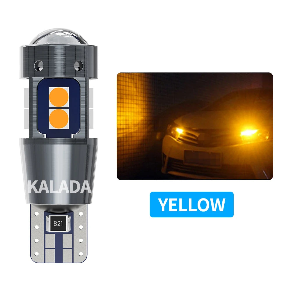 2x High Quality W5W T10 LED CANBUS No Error 5W5 12V 3030 SMD Super Bright Car Interior Side Light Marker Parking Bulb Auto Bulbs