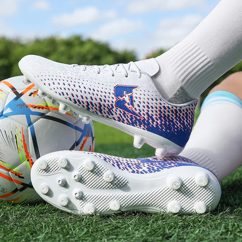 Society Football Cleats TF/FG Soccer Shoe Man Football Boots Professional Non-slip Training Cleat Artificial Grass Sport Sneaker