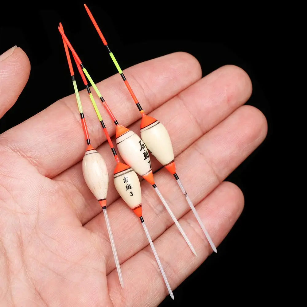 5pcs New Fishing Floats Balsa Flotteur Balsa Wood Wooden Floats Durable Portable Exquisite High Quality Floats Hot 3# 4# 10#