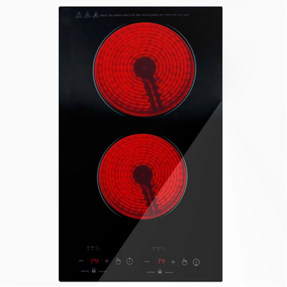 Kitchen Electric Cooker Double Ceramic Cooker Induction Cooktop Double Heating Cooker Electric Stove Vertical Cooking Stove