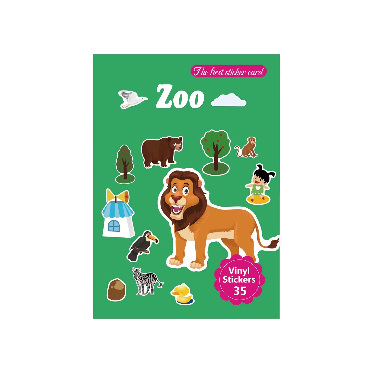 New Children Reusable Scene Cute Stickers DIY Puzzle Sticker Games Books Cartoon Animal Learning Cognition Toys For Kids Gift