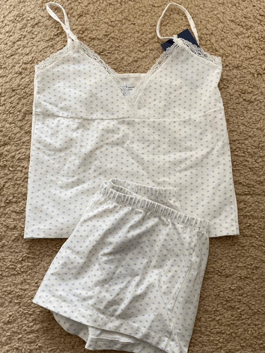 Sweet Strawberry Eyelet Shorts Set - P12 Hub Europe