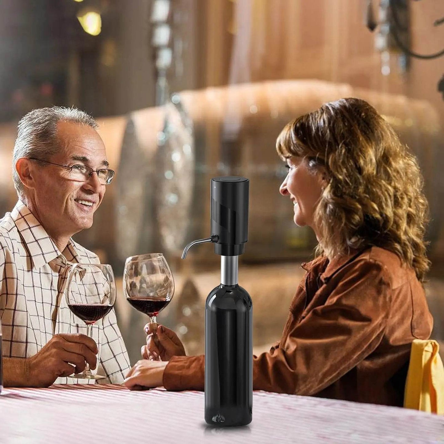 Rechargeable Electric Wine Aerator Dispenser Automatic Wine Decanter Intelligent Electric Wine Dispenser Party Kitchen Tool Gift - P12 Hub Europe