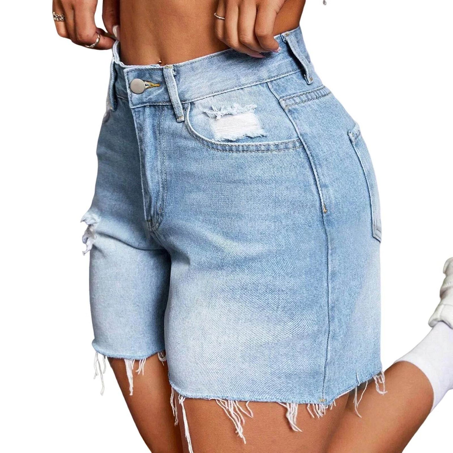 Women's High Waist Shorts - P12 Hub Europe