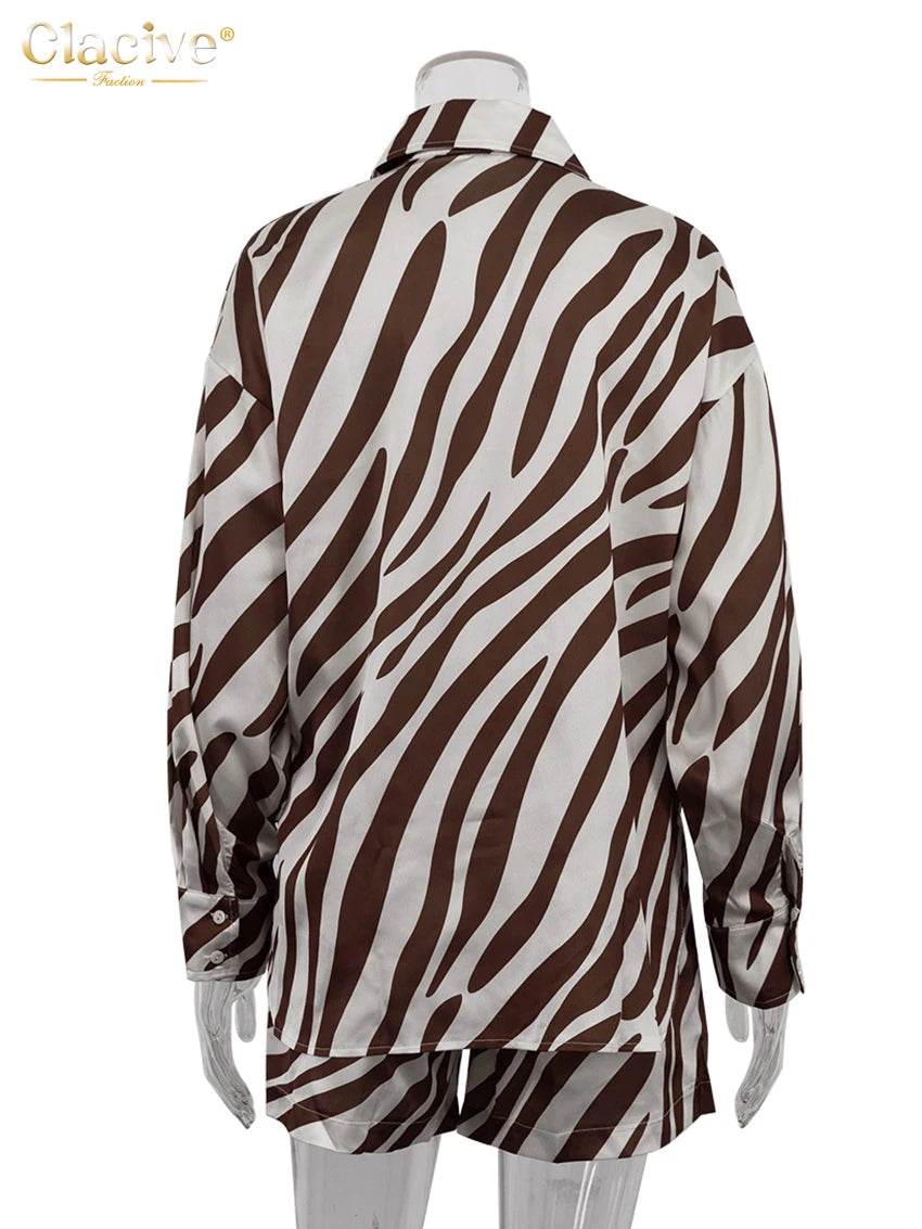 Clacive Stripe Shorts Set - P12 Hub Europe