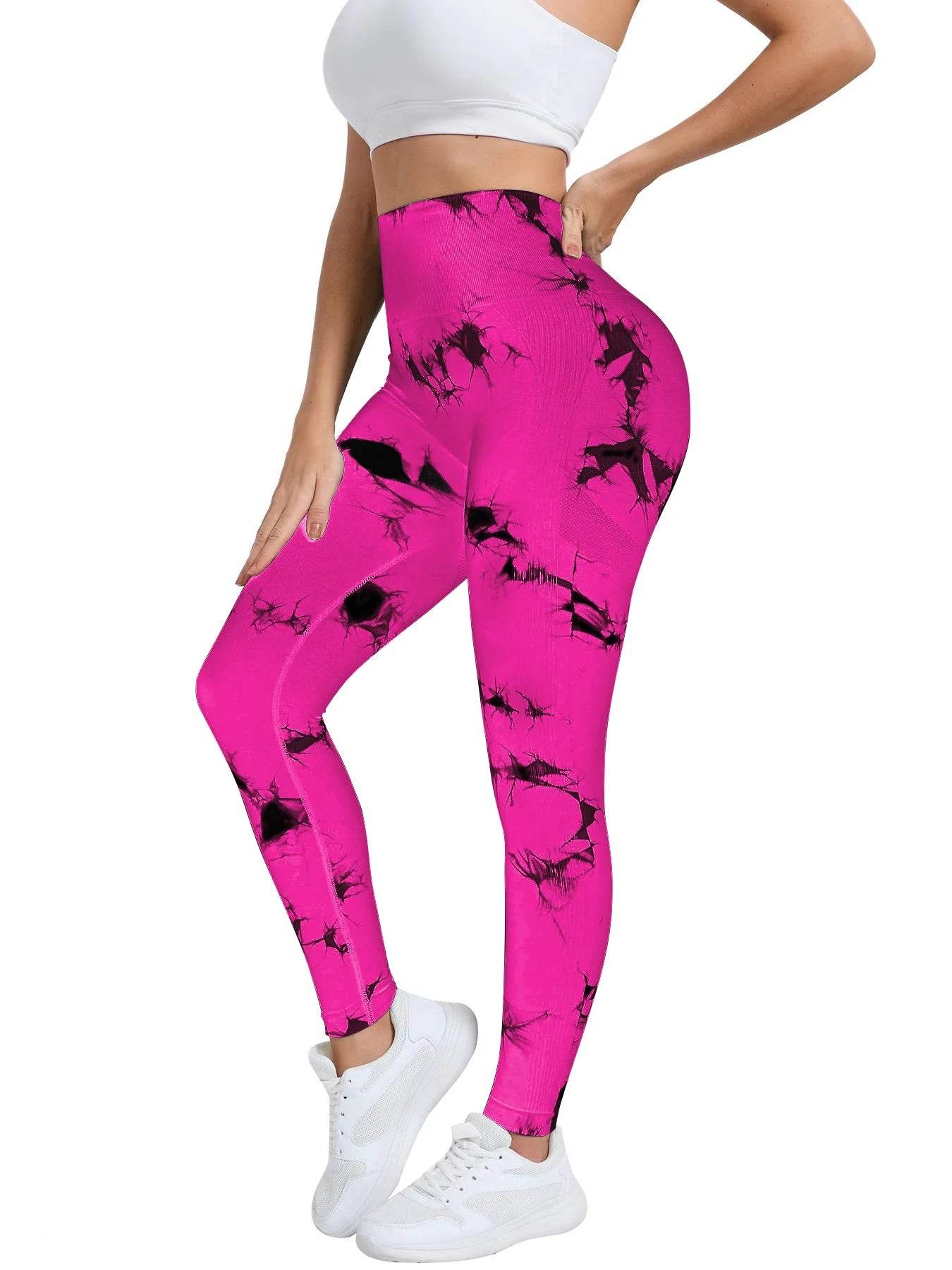 Women's Tie-Dye Butt-Lift Leggings - P12 Hub Europe