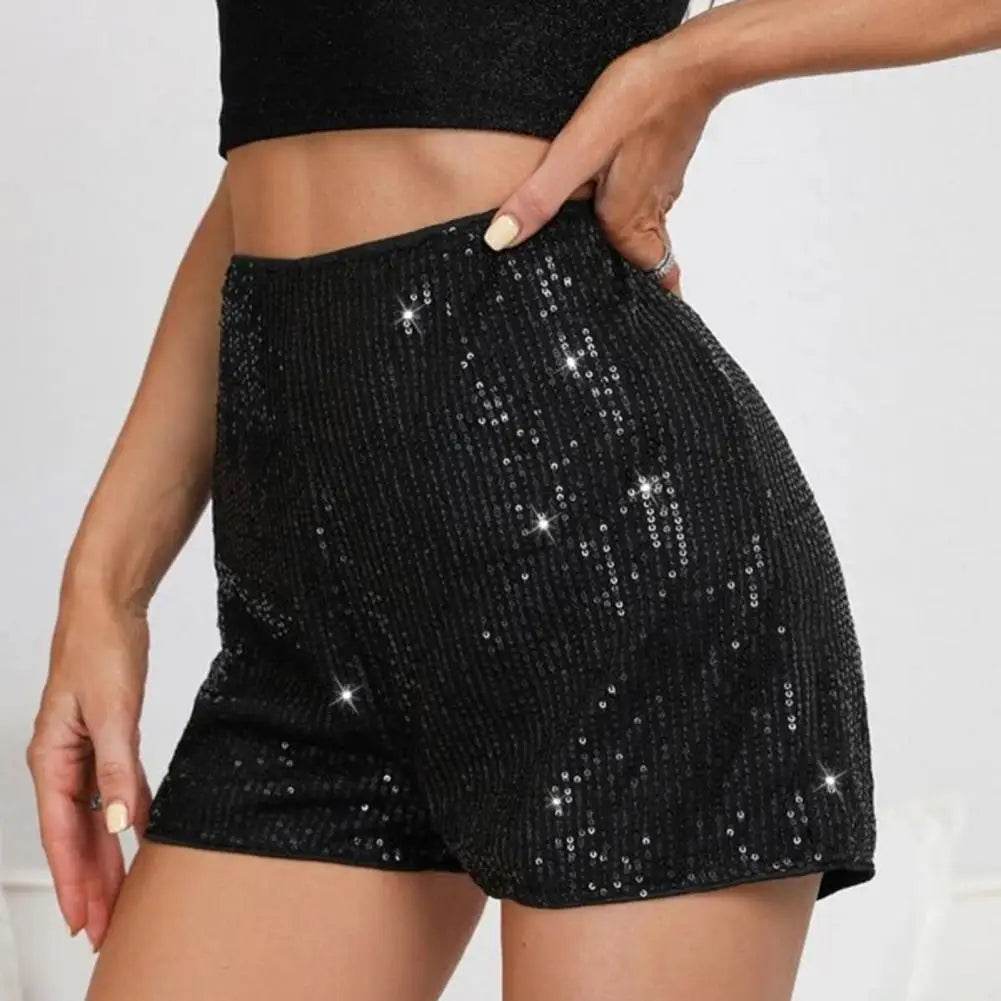 Sequin High Waist Mini Shorts - P12 Hub Europe