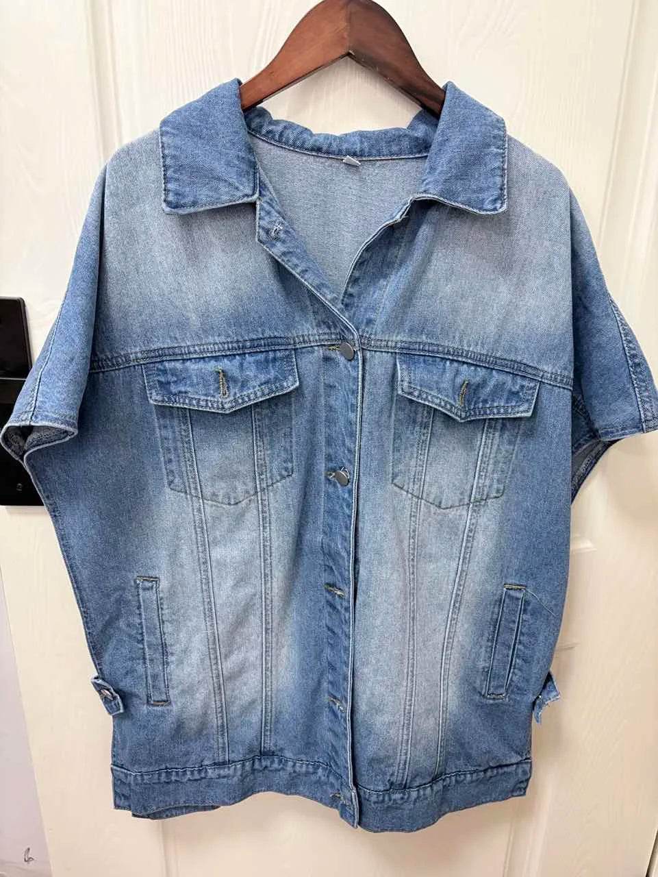 Women's Oversized Denim Two-Piece Set - P12 Hub Europe