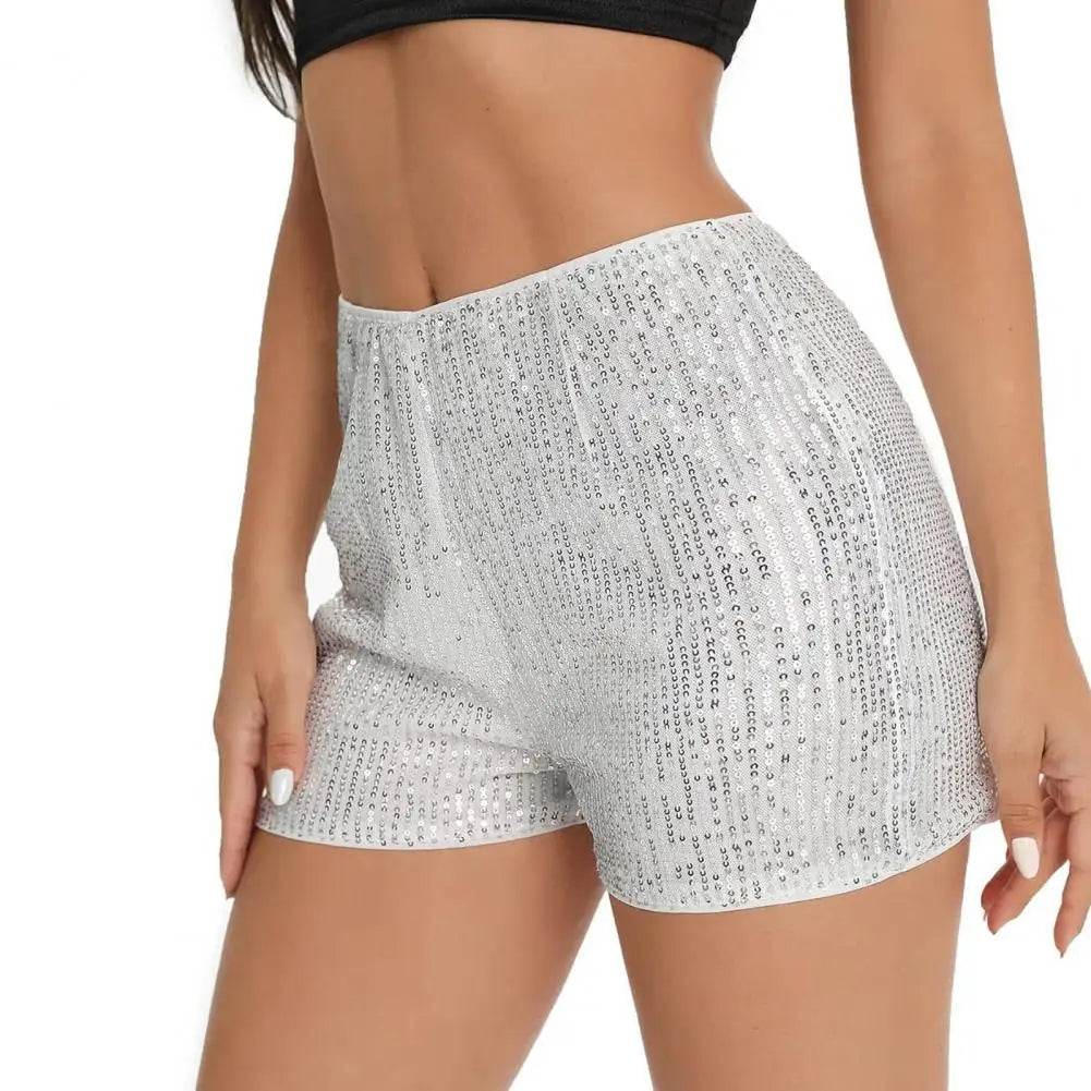 Sequin High Waist Mini Shorts - P12 Hub Europe