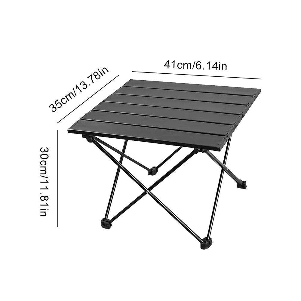 Ultralight Portable Folding Camping Table Foldable Outdoor Dinner Desk High Strength Aluminum Alloy For Garden Party Picnic BBQ
