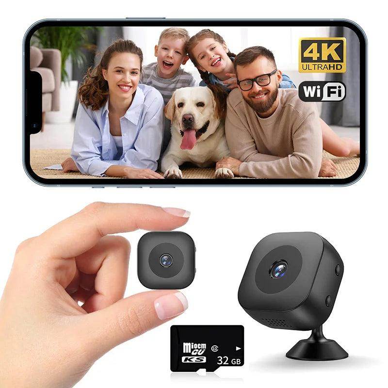 Mini WiFi Camera Xiaomi 4K Motion Detect, Night Vision, IP66 - P12 Hub Europe