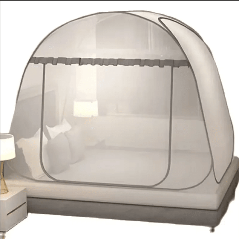 Simple Yurt Mosquito Net Portable Camping Tent Single Double Bed Canopy For Adult Foldable Bunk Mesh Net Breathable Mosquito Net - P12 Hub Europe