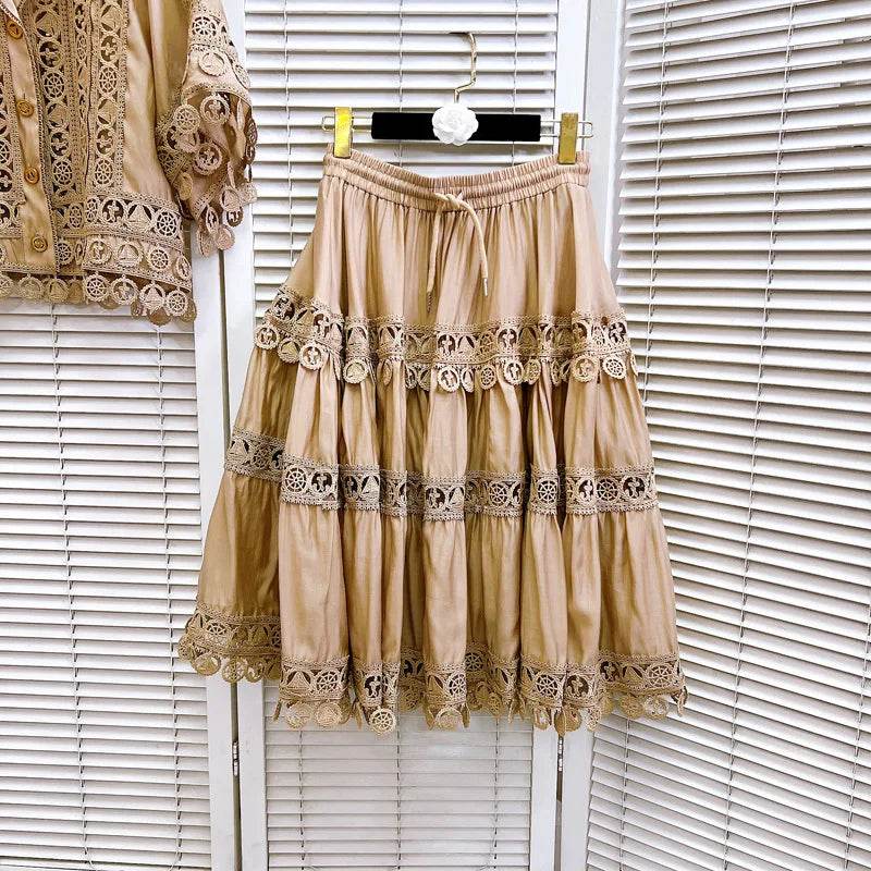 Hollow Out Skirt Set - P12 Hub Europe