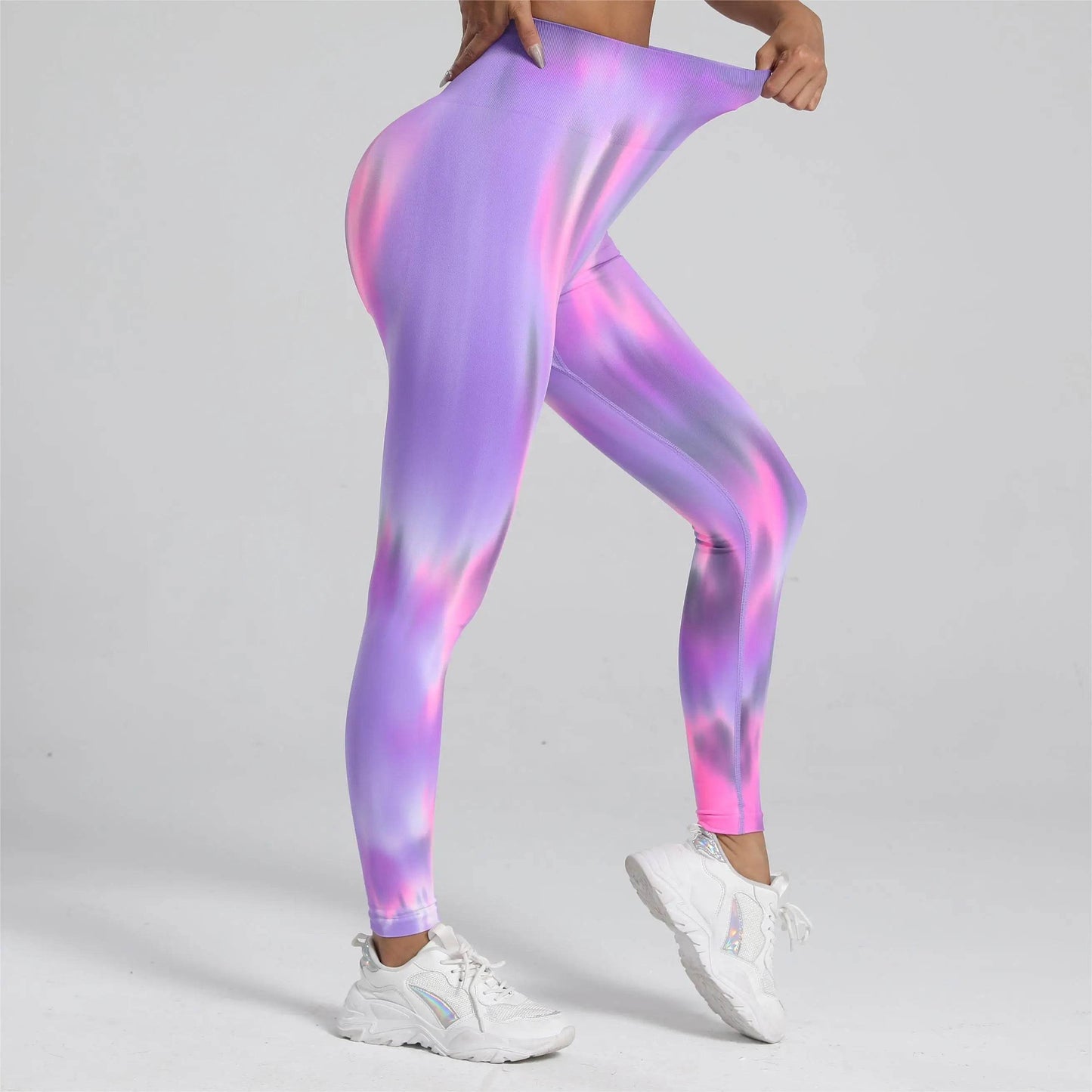 Women's Tie-Dye Scrunch Leggings - P12 Hub Europe