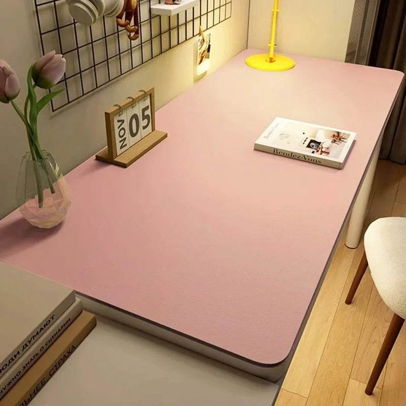 Leather Table cloth for Home Easy Clean Table Protector Waterproof Tea Coaster Large Desk Mat Anti-Slip Gamer Keyboard Mouse Mat - P12 Hub Europe