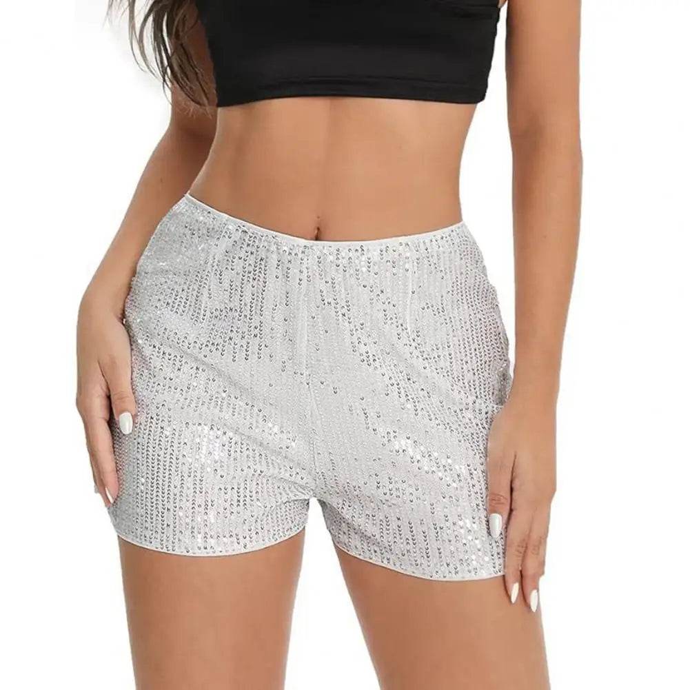 Sequin High Waist Mini Shorts - P12 Hub Europe