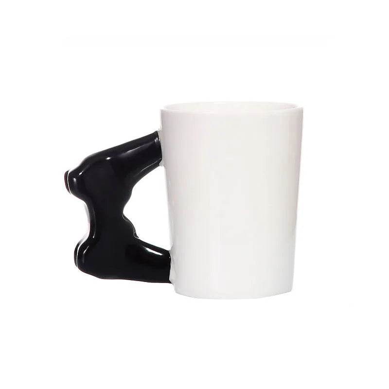 400ml Creative Game Handle Ceramic Cup Tea Mug Coffee Cup Creative Personalized American Cups Fashion Birthday Gift - P12 Hub Europe