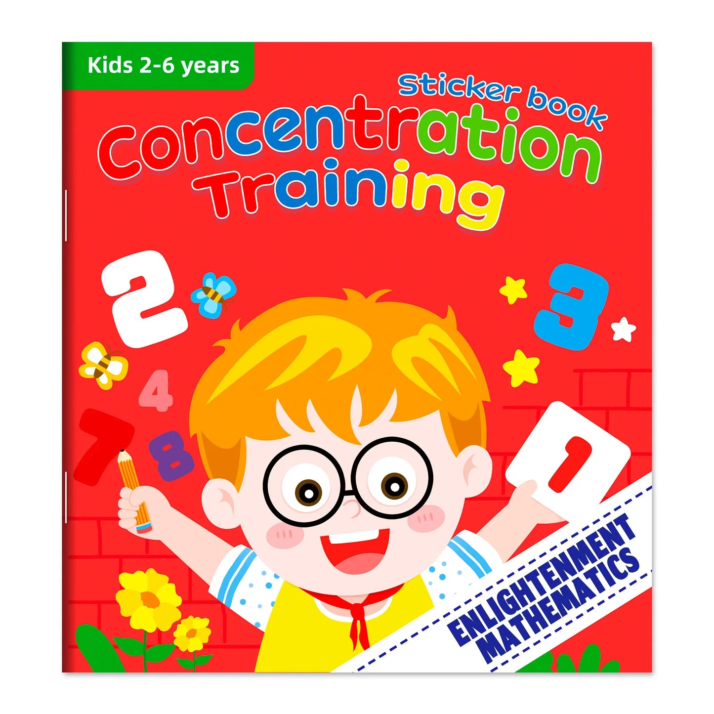 Cognitive Game Kawaii Sticker Book Educational DIY Hand-on Puzzle Cartoon Animals Life Skill Learning Toddler Toys For Kids