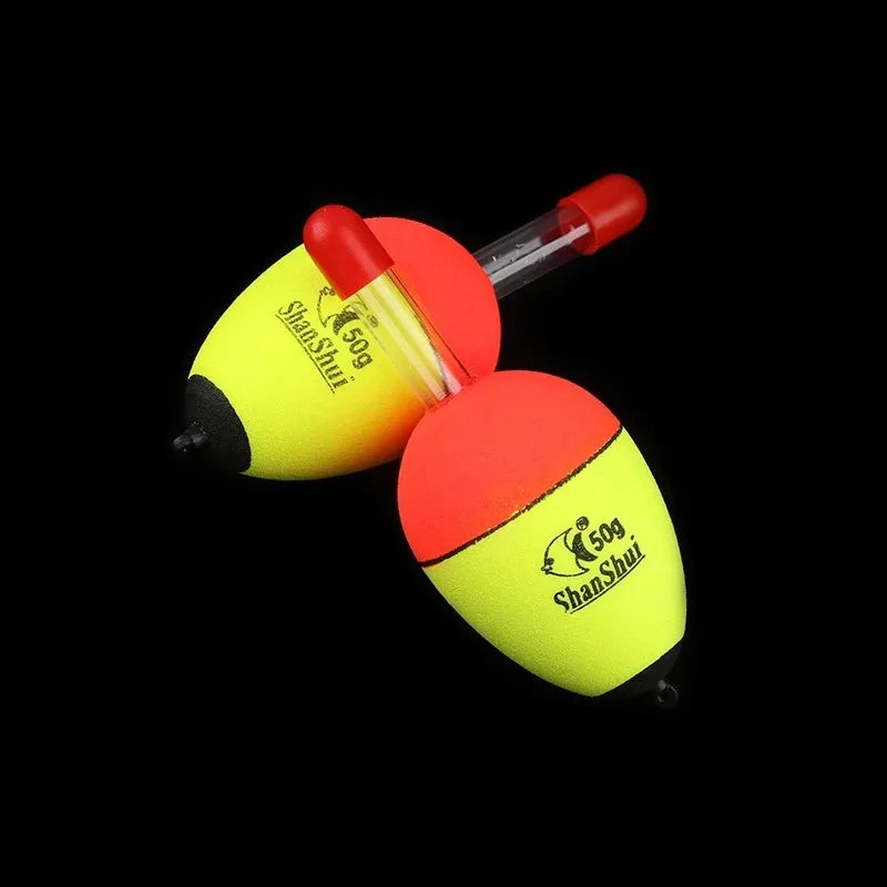 2/5/6Pcs EVA Luminous Fishing Night Float Light Stick Foam Plastic Bobber Sea Rock Fishing Floats Buoyancy Bobber