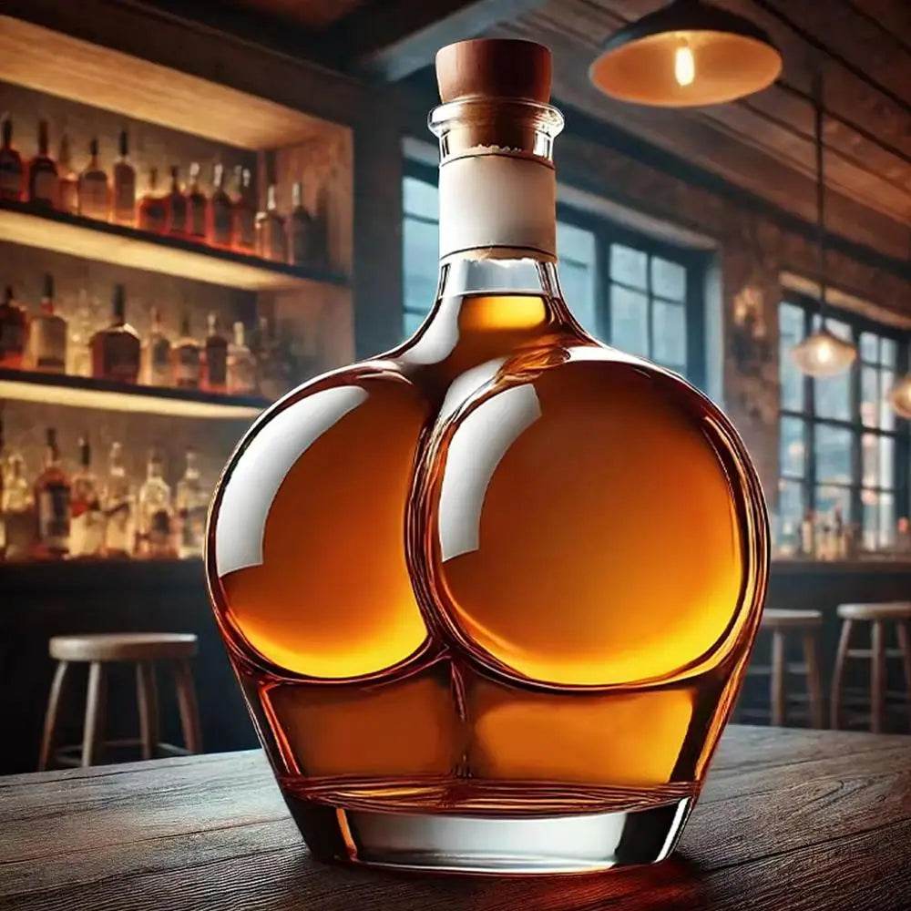 Creative Whiskey Bottle Decanter Realistic Novelty Glass Jug Liquor Bottle Whiskey Wine Brandy Scotchs Bourbon Vodka Decanter - P12 Hub Europe