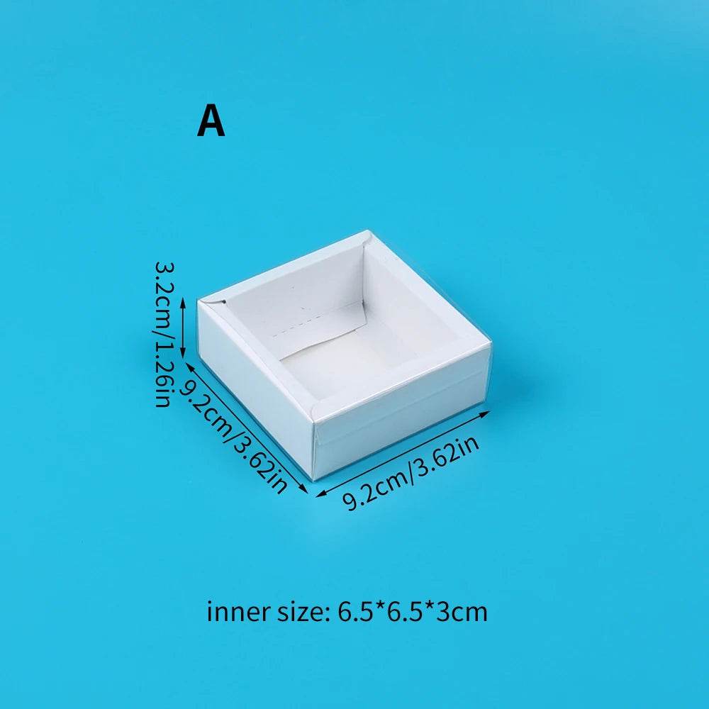 10Pcs Pull-Out Gift Boxes Drawer Kraft Paper Boxes with Clear Window Gift Jewelry Packaging Business Wedding Birthday Party - P12 Hub Europe