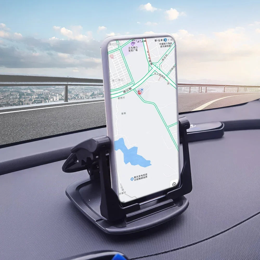 Car mounted panel phone holder holder with 360 ° rotation, phone holder with horizontal and vertical wheels, phone GPS