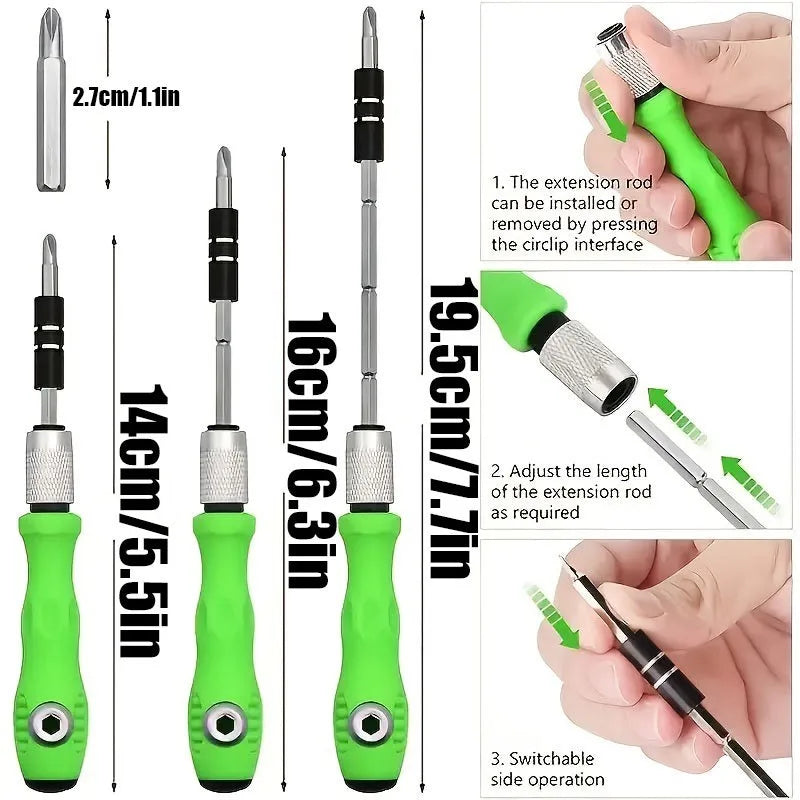 32 in 1 Screwdriver Set Precision Mini Magnetic Screwdriver Drill Bit Set Mobile I Camera Repair
