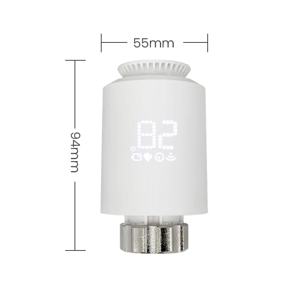 Tuya Smart ZigBee 3.0 TRV Radiator Actuator Valve Thermostatic Radiator Valve Temperature Controller Support Alexa Google Home