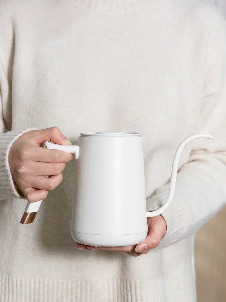 Timemore Fish Smart Electric Pour Over Kettle 600ml 220v Fine Mouth Temperature Control Customize Hand Brew Coffee Pot Gift