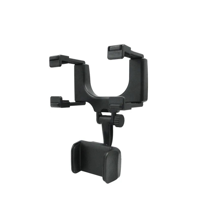 360 Car Phone Holder Rearview Mirror Mount Bracket Navigation GPS Mobile Stand Clip Foldable Adjustable Car Cell Phone Support