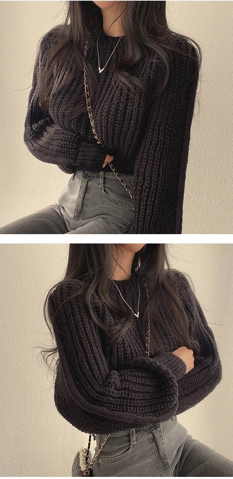 Loose Harajuku Knit Sweater - P12 Hub Europe