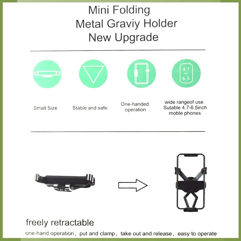 Mobile Phone Holder for BMW X1 F48 2016 2017 2018 2019 6.5" Screen GPS Screen Cell Stand Support Gravity Car Mount Accessories