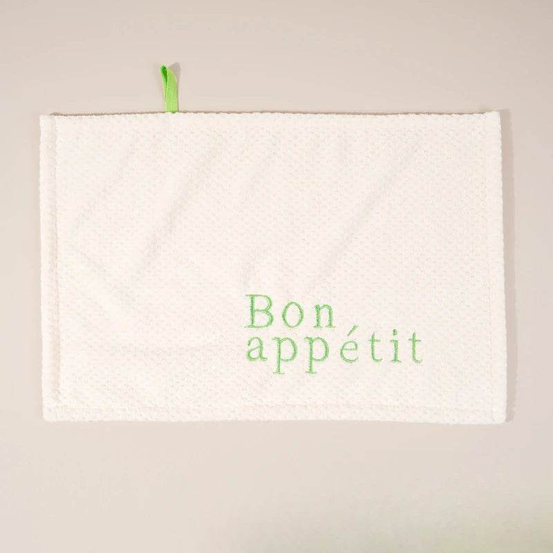 Nordic Hanging Hand Towel Home Embroidery Thickened Coral Velvet Absorbent Small Towel for Kitchen Bathroom Hankerchief - P12 Hub Europe