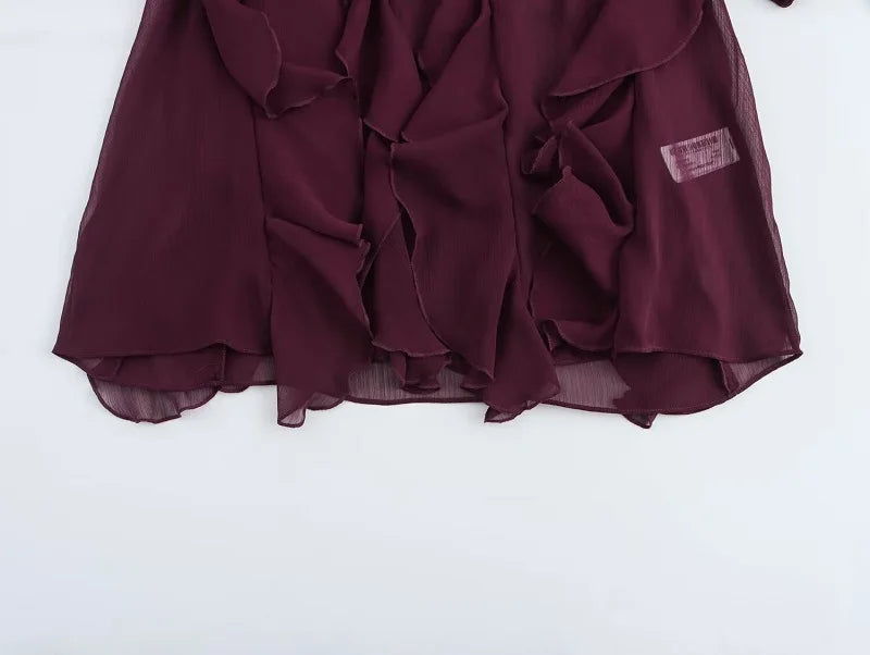 Women's Ruffle Blouse - P12 Hub Europe
