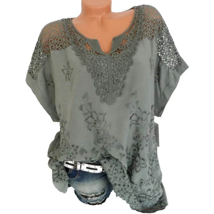 Summer Women's Lace Blouse - P12 Hub Europe