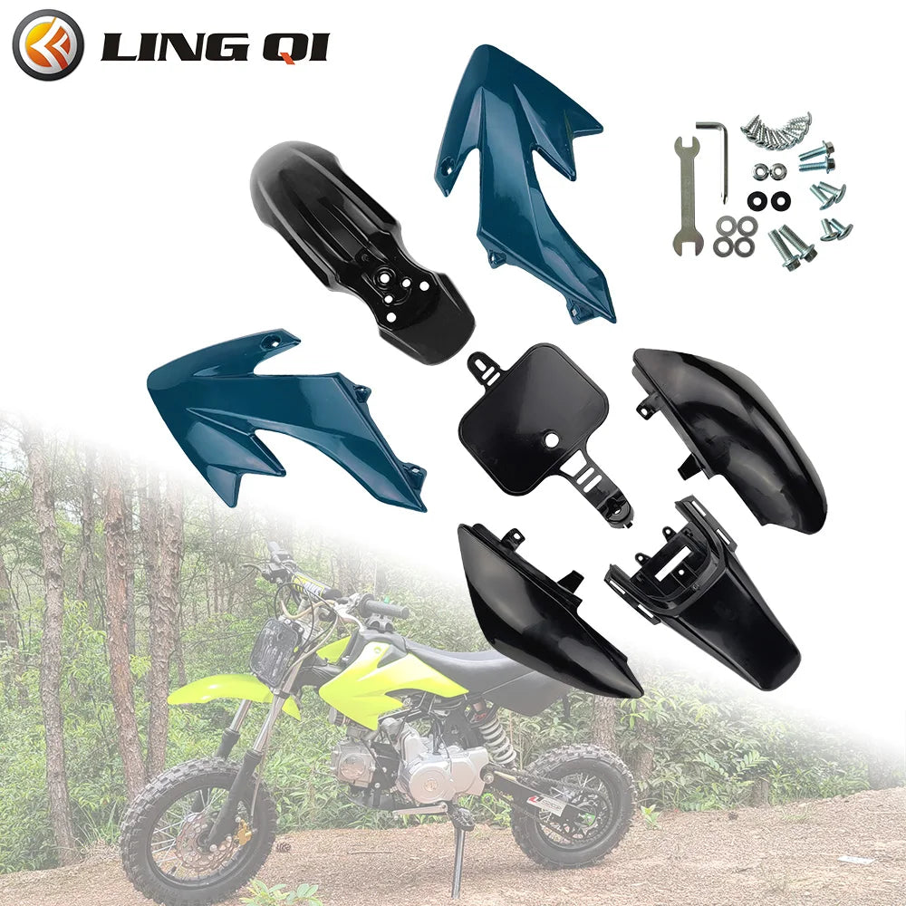 LINQ QI Plastic Fairing Body Kits Fit to CRF50 XR50, For CRF 50 Pit Dirt Motor Trail Bike 50cc 70cc 90cc 110cc 125cc 140