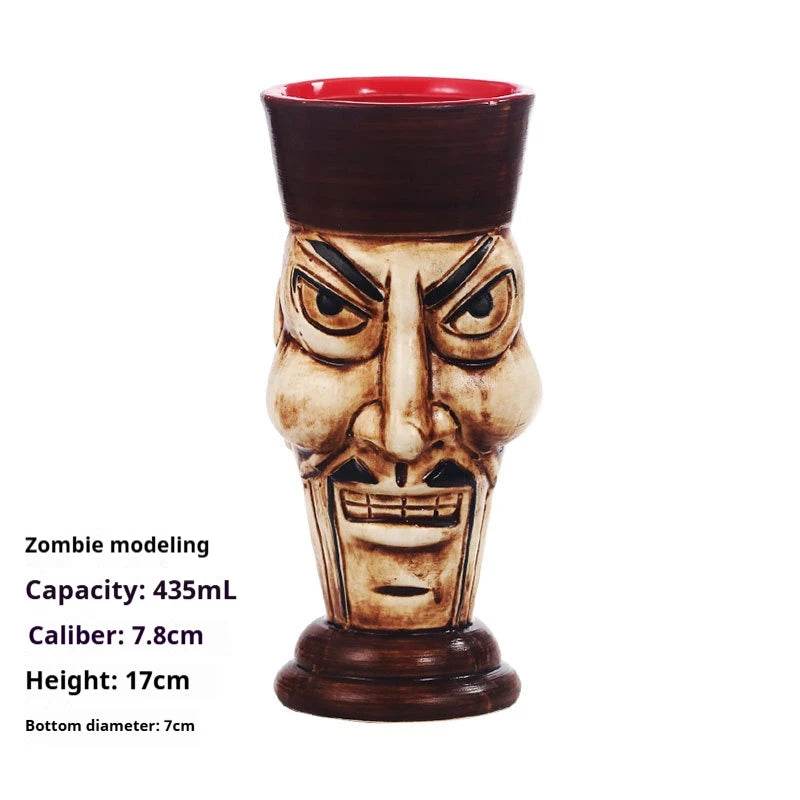 Personalized Hawaiian cocktail cups,tiki bar tiki cups,tiki mugs,creative cups, ceramic cups, zombie cups,drinkware - P12 Hub Europe