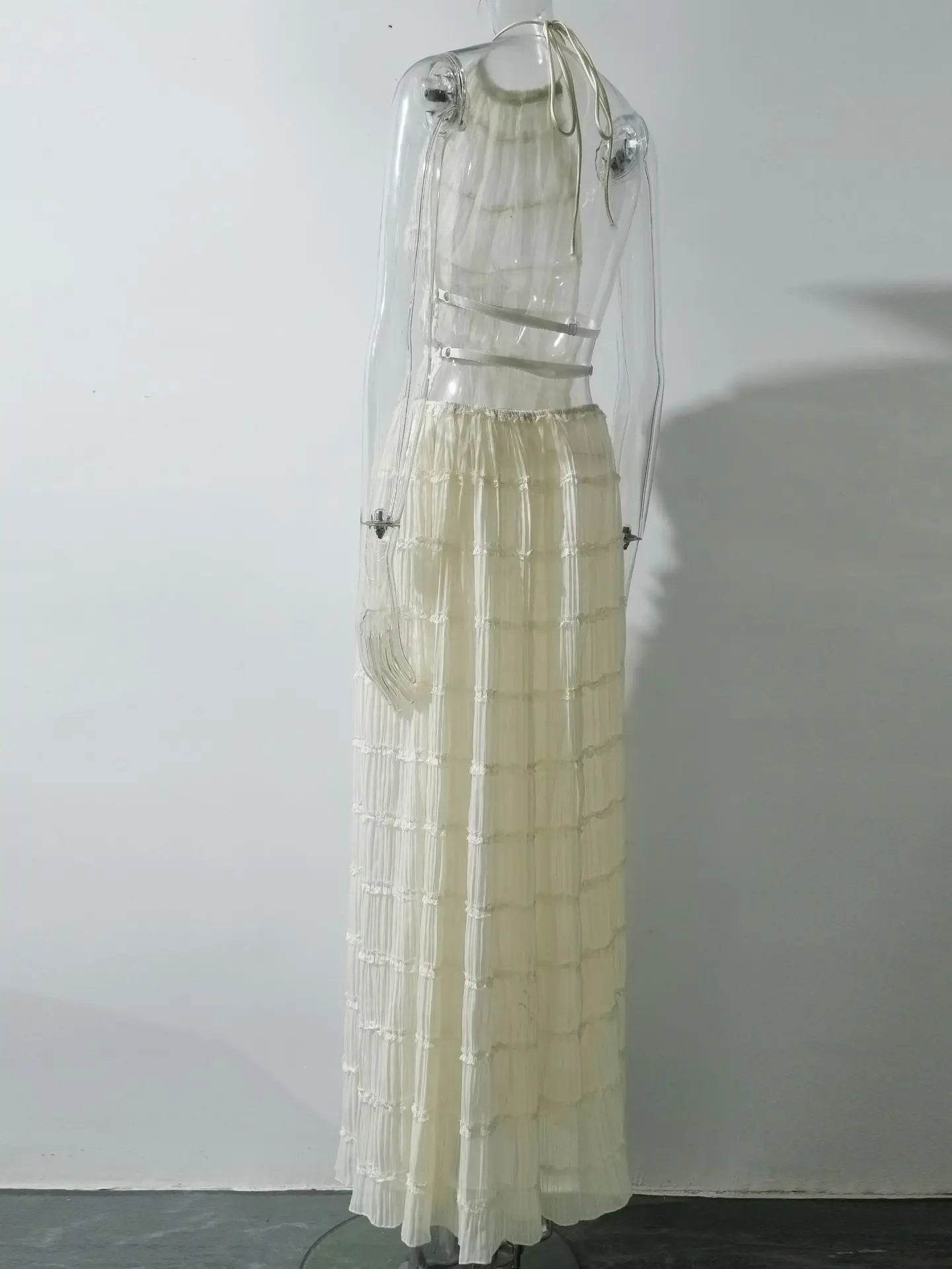 Fashion Halter Maxi Skirt Set - P12 Hub Europe