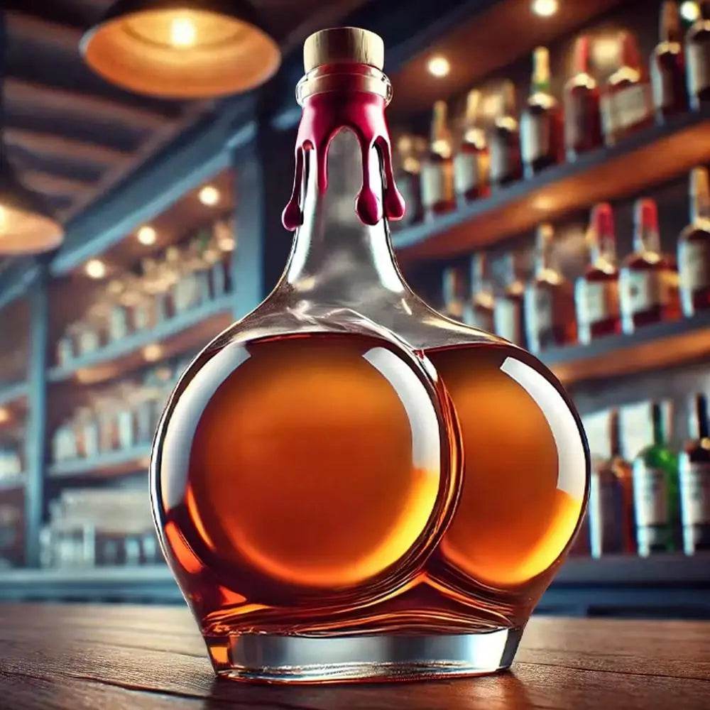 Creative Whiskey Bottle Decanter Realistic Novelty Glass Jug Liquor Bottle Whiskey Wine Brandy Scotchs Bourbon Vodka Decanter - P12 Hub Europe