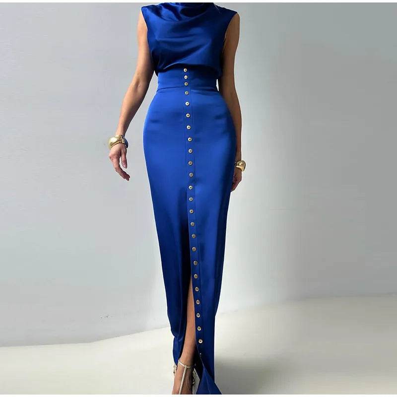 Elegant Split Skirt Crop Set - P12 Hub Europe