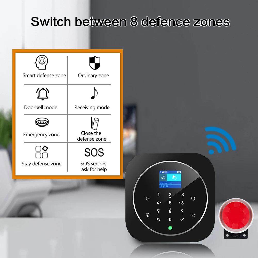 Alarm Smart W9B WiFi GPRS Home - P12 Hub Europe