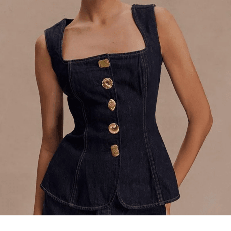 Women Vintage Denim Set - P12 Hub Europe