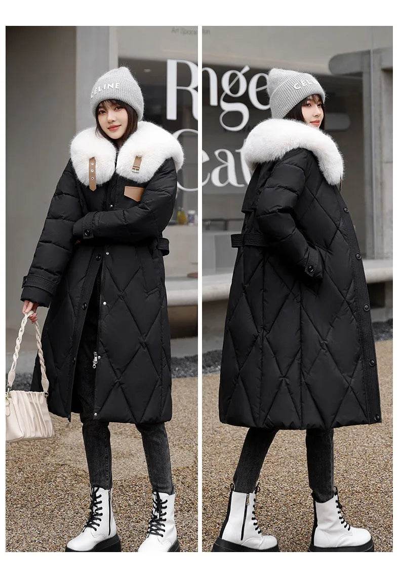 Long Slim Warm Winter Parka - P12 Hub Europe