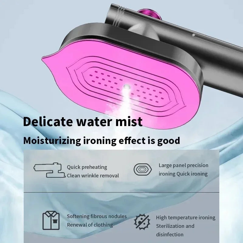 Zai Xiao portable handheld iron, rotatable and foldable steam iron, household travel, dry and wet mini hanging ironing machine
