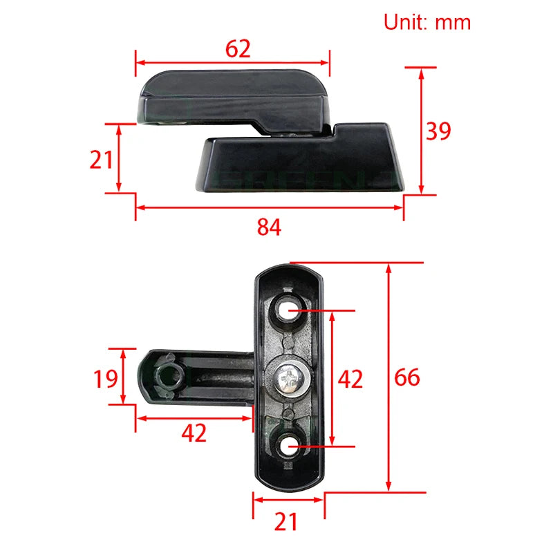 2 Set 18mm Thick RV Motorhome Campervan Table Storage Kit Camper Van Motorhome FoldingTable Brackets Motorhome Car Accessories