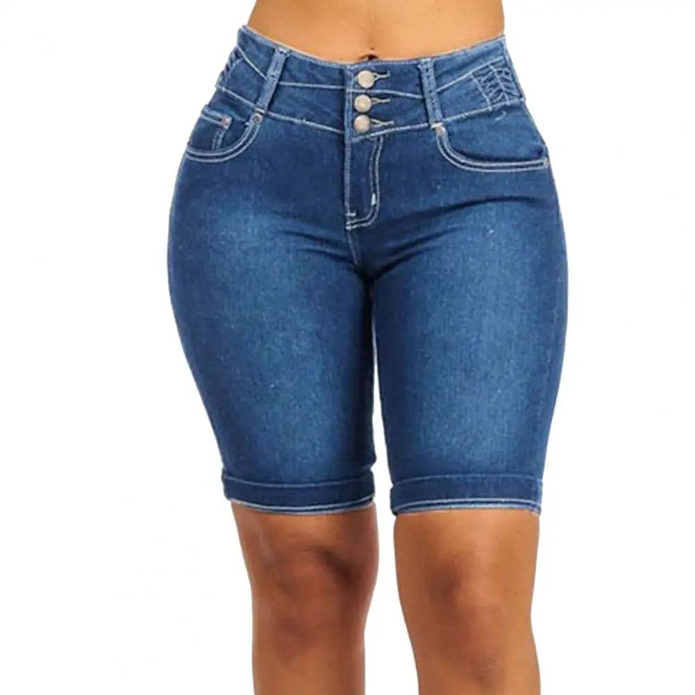 Trendy Women Slim Denim Shorts - P12 Hub Europe