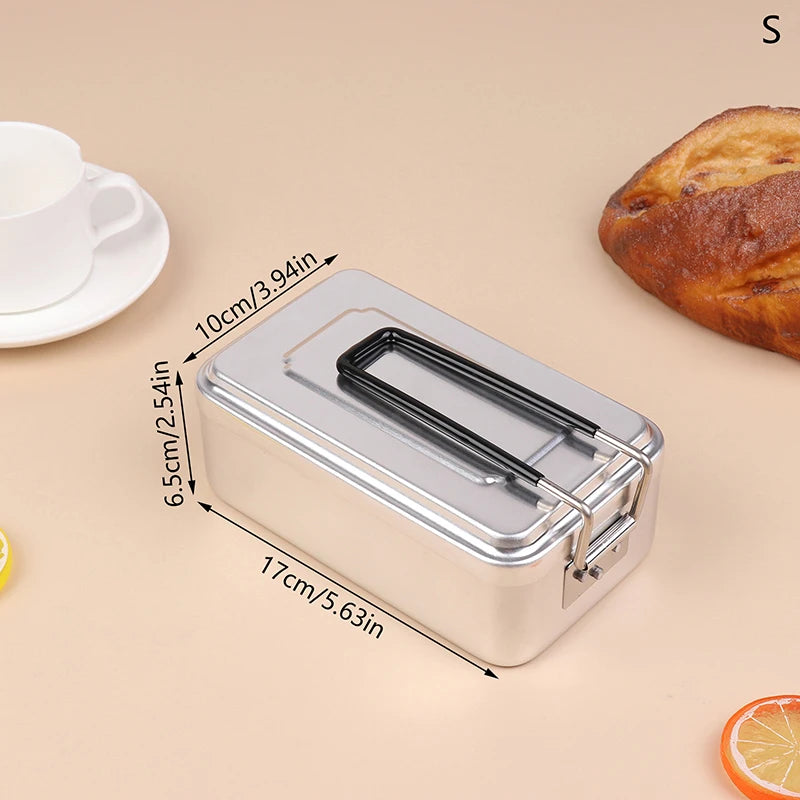 Ultralight Tableware Camping Cookware Lunch Box Cooking Pots Picnic Accessories Outdoor Cutlery Kitchen Hiking Sports Supplies
